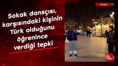 Sokak dansçısı, karşısındaki kişinin Türk olduğunu öğrenince verdiği tepki