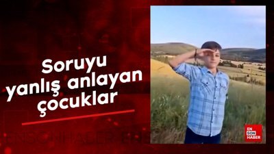 Soruyu yanlış anlayan çocuklar