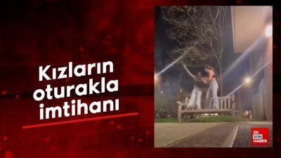 Kızların oturakla imtihanı