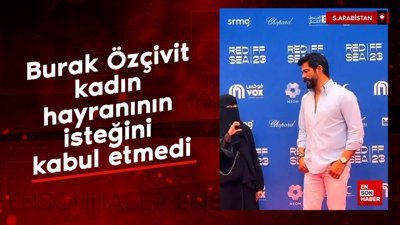 Burak Özçivit kadın hayranının isteğini kabul etmedi
