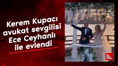 Hayat Bilgisi'nin Pikaçu'su Kerem Kupacı avukat sevgilisi Ece Ceyhanlı ile evlendi