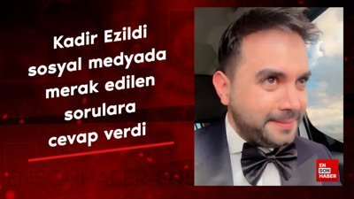 Kadir Ezildi, nişanlısı Gamze Türkmen'e laf edenlere sinirlendi