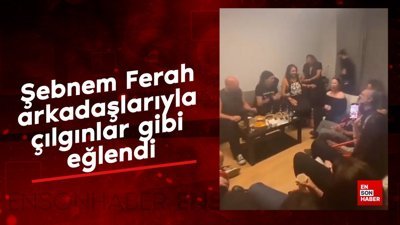 Şebnem Ferah arkadaşlarıyla çılgınlar gibi eğlendi