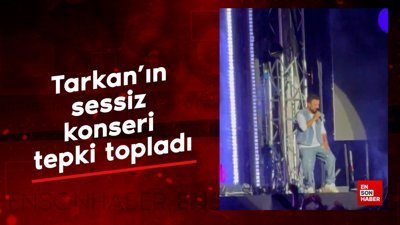 Tarkan'ın sessiz konseri tepki topladı