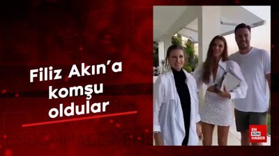 Hatice Şendil ve Burak Sağyaşar çifti Filiz Akın'a komşu oldular