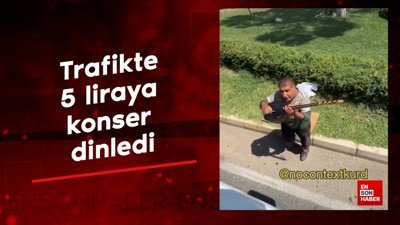 Mardin’de bir tırcının 5 liraya dinlediği konser