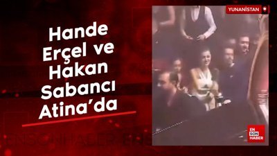 Oyuncu Hande Erçel şimdi de Atina'da