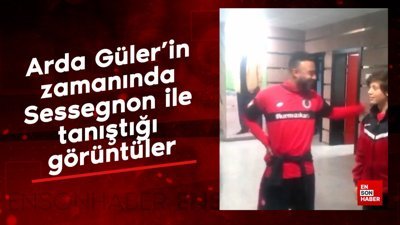 Arda Güler'in zamanında Stephane Sessegnon ile tanıştığı görüntüler