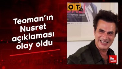 Teoman'ın Nusret açıklaması olay oldu