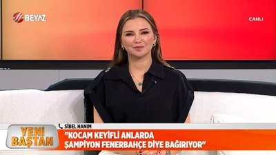 Esra Ezmeci'ye bağlanan seyirci: Kocam 'Şampiyon Fenerbahçe' diye bağırıyor
