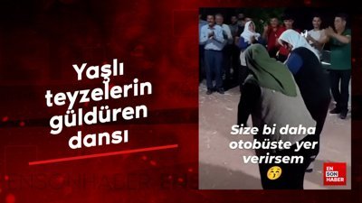 Yaşlı teyzelerin güldüren dansı
