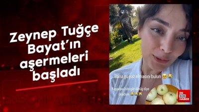 Hamile olduğunu açıklamıştı: Zeynep Tuğçe Bayat'ın aşermeleri başladı