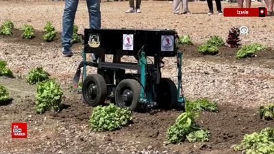 İzmir'de tarımsal insansız kara araçları TEKNOFEST için piste çıktı