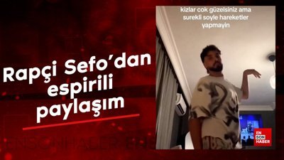Rapçi Sefo'dan esprili paylaşım