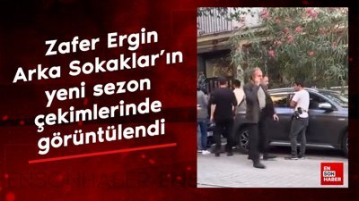 82 yaşındaki Zafer Ergin, Arka Sokaklar dizisinin yeni sezon çekimlerinde görüntülendi
