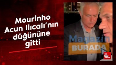 Mourinho, Acun Ilıcalı'nın düğününe gitti: Mekan çıkışı sözleri olay oldu