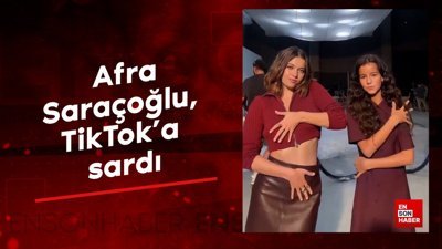 Afra Saraçoğlu, Tiktok'a sardı: Mina Akdin dans ettiği videoyu yayınladı