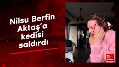 Nilsu Berfin Aktaş'a kedisi saldırdı