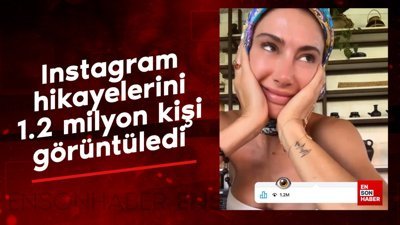 Şeyma Subaşı'nın, Instagram hikayelerini 1.2 milyon kişi görüntüledi
