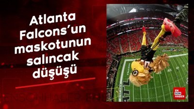 Atlanta Falcons’un maskotunun salıncak düşüşü