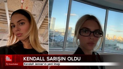 Kendall Jenner'ın yeni imajı: Sarışın oldu