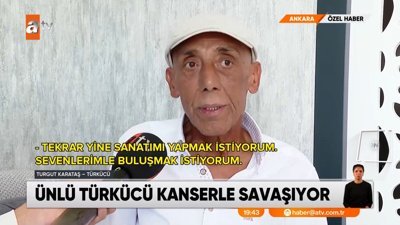 Şarkıcı Ankaralı Turgut kanserle savaşıyor