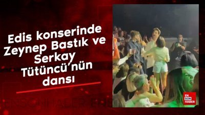 Edis konserinde Zeynep Bastık ve Serkay Tütüncü’nün dansı