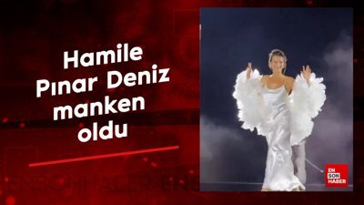 Hamile Pınar Deniz, manken oldu