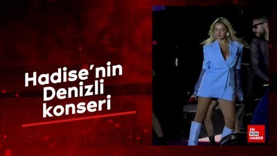 Hadise'nin Denizli konseri