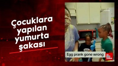 Çocuklara yapılan yumurta şakası