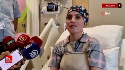 Erzurum’da hastanın kalp zarından kalp kapakçığı yapıldı