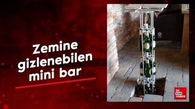 Zemine gizlenebilen mini bar