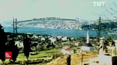30 Ekim 1973'te hizmete açılan Boğaziçi Köprüsü'nün yapım aşamaları