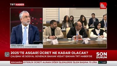 Vedat Işıkhan: Asgari ücret süreci aralık ayında başlayacak