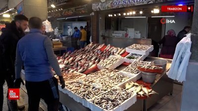 Trabzon'da olumsuz hava şartları palamudun fiyatını artırdı