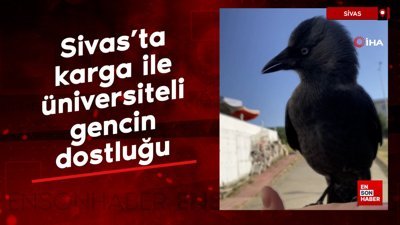 Sivas'ta karga ile üniversiteli gencin dostluğu