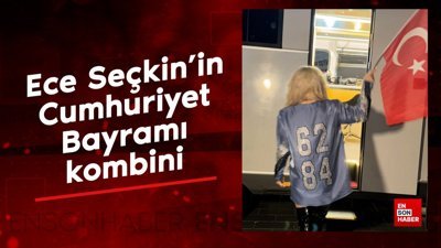 Ece Seçkin'in Cumhuriyet Bayramı kombini