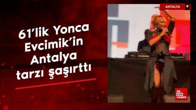61'lik Yonca Evcimik'in Antalya tarzı şaşırttı
