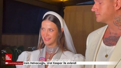 İrem Helvacıoğlu ile Ural Kaspar evlendi