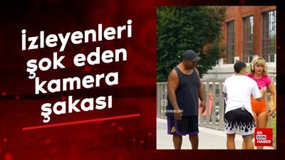İzleyenleri şok eden kamera şakası