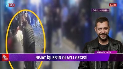 Alkollü Nejat İşler yanına gelen garsonu tokatladı