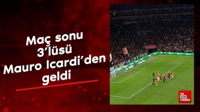 Maç sonu 3'lüsü Mauro Icardi'den geldi