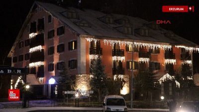 Palandöken’de gece kartopu keyfi