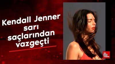 Kendall Jenner sarı saçlarından vazgeçti! Yeni imajını sosyal medya hesabından gösterdi