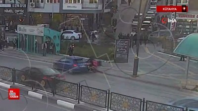 Kütahya'da aşırı hız kazaya sebep oldu