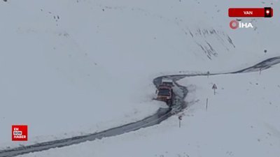 Van'ın yüksek kesimlerine kar yağdı