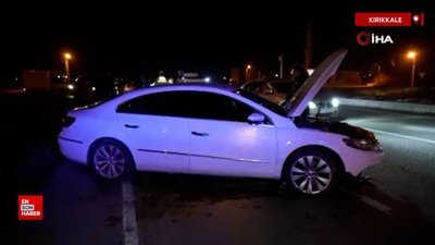 Kırıkkale'de alkollü sürücü kaza yaptı