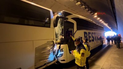 Kocaeli'de TEM Otoyolu'nda zincirleme kaza