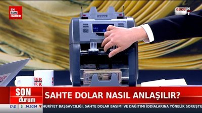 Canlı yayında sahte para nasıl anlaşılır testi yapıldı