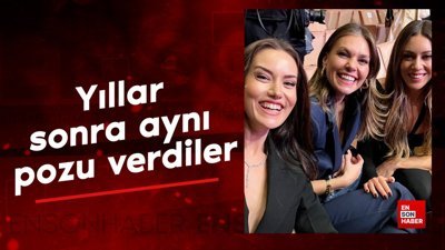 Fahriye Evcen, Aslı Enver ve Sinem Kobal bir arada